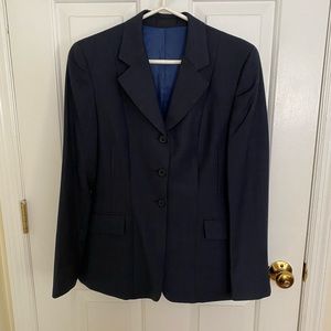 RJ Classics navy equestrian riding jacket